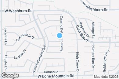 Map image of the property - 1516 Los Alamos Dr