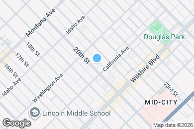 Map image of the property - 1041 20th St