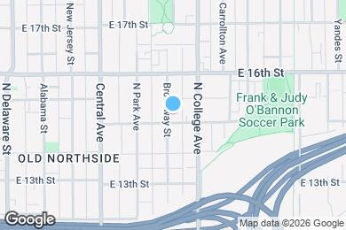 Map image of the property - 1507 Broadway St