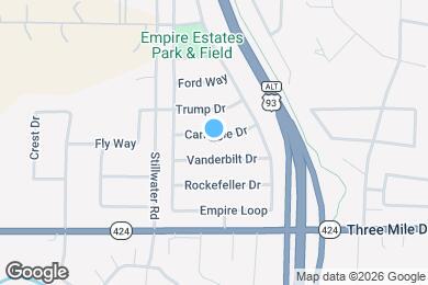 Map image of the property - 26 Carnegie Dr