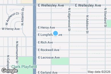 Map image of the property - 110 E Longfellow Ave
