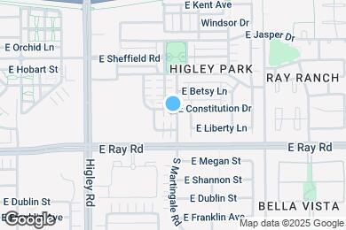 Map image of the property - 3387 E Constitution Dr