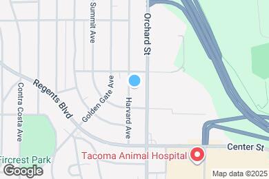 Map image of the property - 419 Harvard Ave