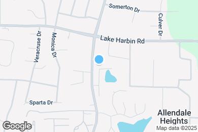 Map image of the property - 6415 E Meyer Dr
