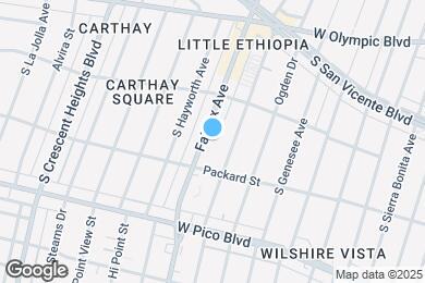 Map image of the property - 1154 S Fairfax Ave