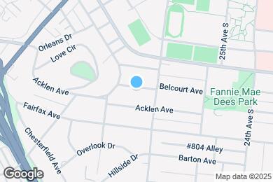Map image of the property - 2811 Belcourt Ave