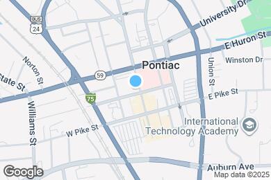 Map image of the property - 35 N Saginaw St