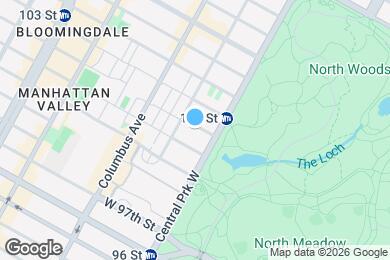 Map image of the property - 20 W 102nd St