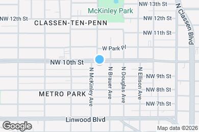 Map image of the property - 1516 NW 10th St