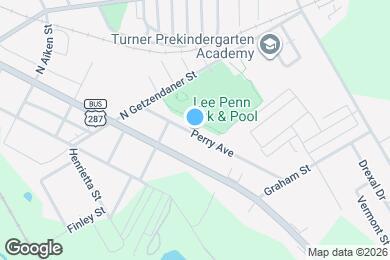 Map image of the property - 405 Perry Ave