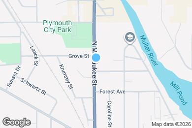 Map image of the property - 613 N Milwaukee St
