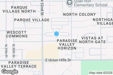 Map image of the property - 3301 E Wescott Dr