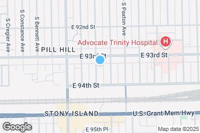 Map image of the property - 9319 S Clyde Ave