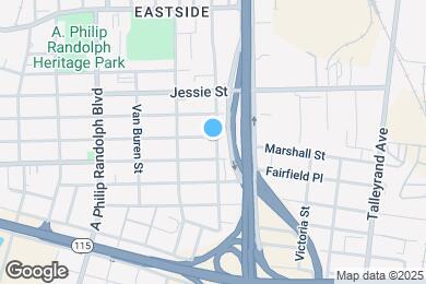 Map image of the property - 1256 Pippin St