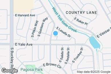 Map image of the property - 2617 S Salida St