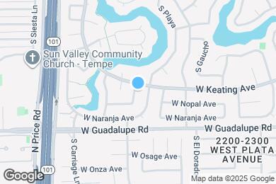 Map image of the property - 2715 S Cottonwood