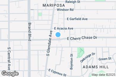 Map image of the property - 1031 Mariposa St