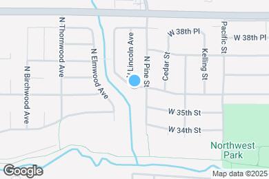 Map image of the property - 2317 W 36th St