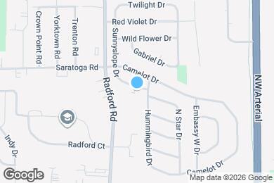 Map image of the property - 2161 Sunnyslope Dr