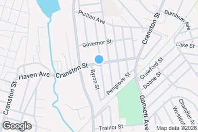 Map image of the property - 1336 Cranston St