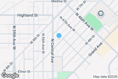 Map image of the property - 4807 W 6th St