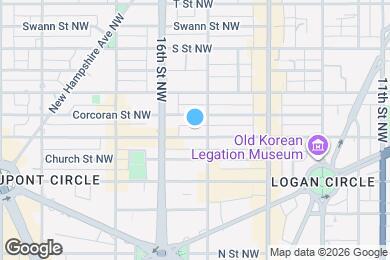 Map image of the property - 1509 Q St NW
