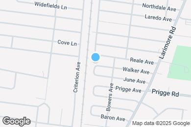 Map image of the property - 1235 Walker Ave