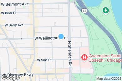 Map image of the property - 429 W Wellington