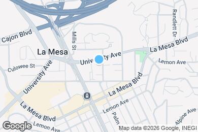 Map image of the property - 4862 Palm Ave