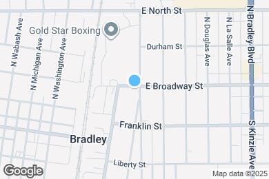 Map image of the property - 390 E Broadway St
