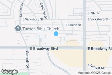 Map image of the property - Eastpointe - 8477 East Broadway Blvd Tucso...