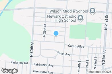 Map image of the property - 961 Fairlawn Ave