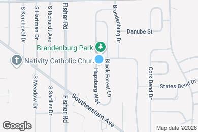 Map image of the property - 3321 Hapsburg Way