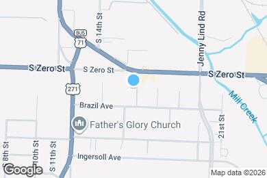 Map image of the property - 1447 Brazil Ave