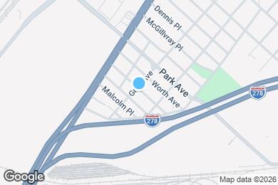 Map image of the property - 1720 Grier Ave