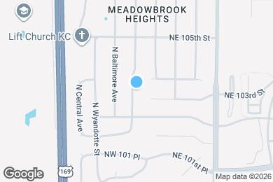 Map image of the property - 10311 N Main St