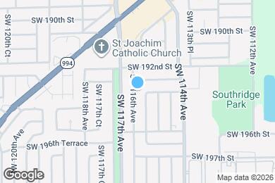 Map image of the property - 19323 SW 116th Ave