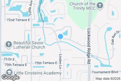 Map image of the property - 4208 74th Ave E