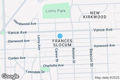 Map image of the property - 2414 Glenwood Ave