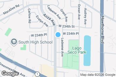 Map image of the property - 23450 Anza Ave