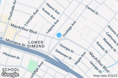 Map image of the property - 2734 MacArthur Blvd