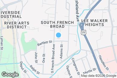 Map image of the property - 59 Bartlett St