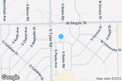 Map image of the property - 8700 W University St