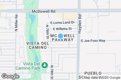 Map image of the property - 7840 E Belleview St