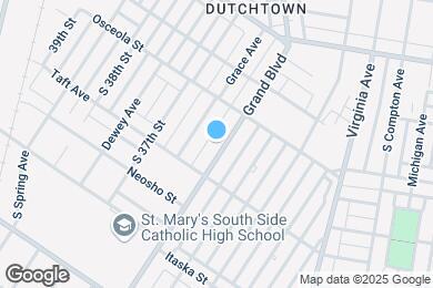 Map image of the property - 4507 S Grand Blvd