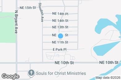 Map image of the property - 3301 NE 11th St