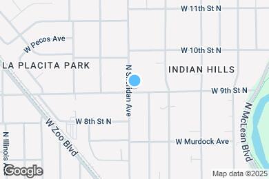 Map image of the property - 3208 W 9th St N