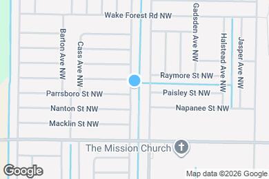 Map image of the property - 1459 Dallam Ave NW