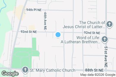 Map image of the property - 4528 92nd St NE