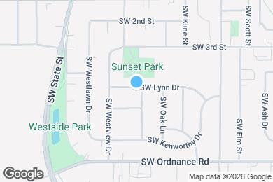 Map image of the property - 1309 Sw Lynn Dr.